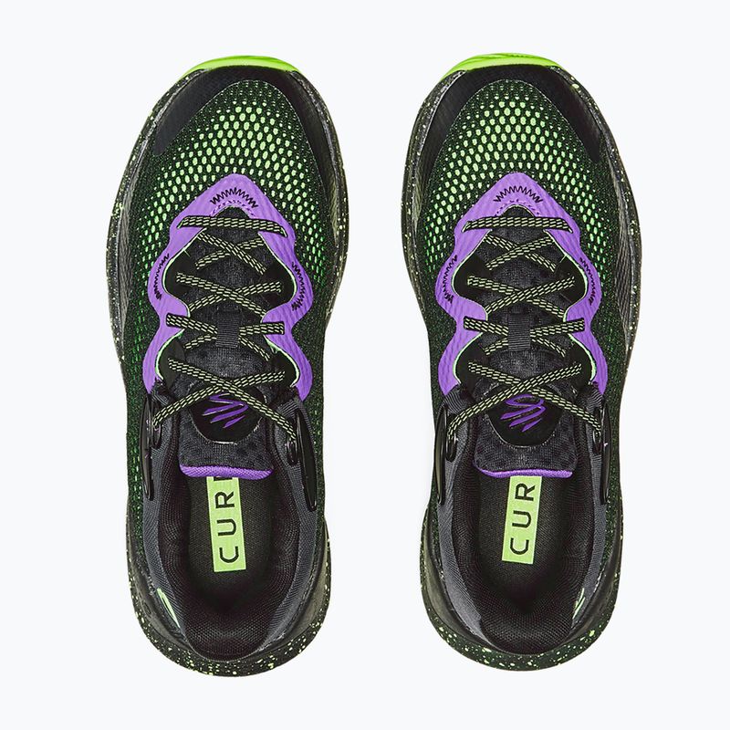 Basketballschuhe Under Armour Curry Splash 24 purple/lavish/hyper green 5