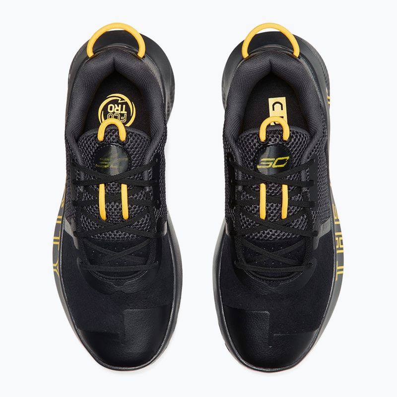 Schuhe Under Armour Curry 6 Flotro TC black/yellow 4