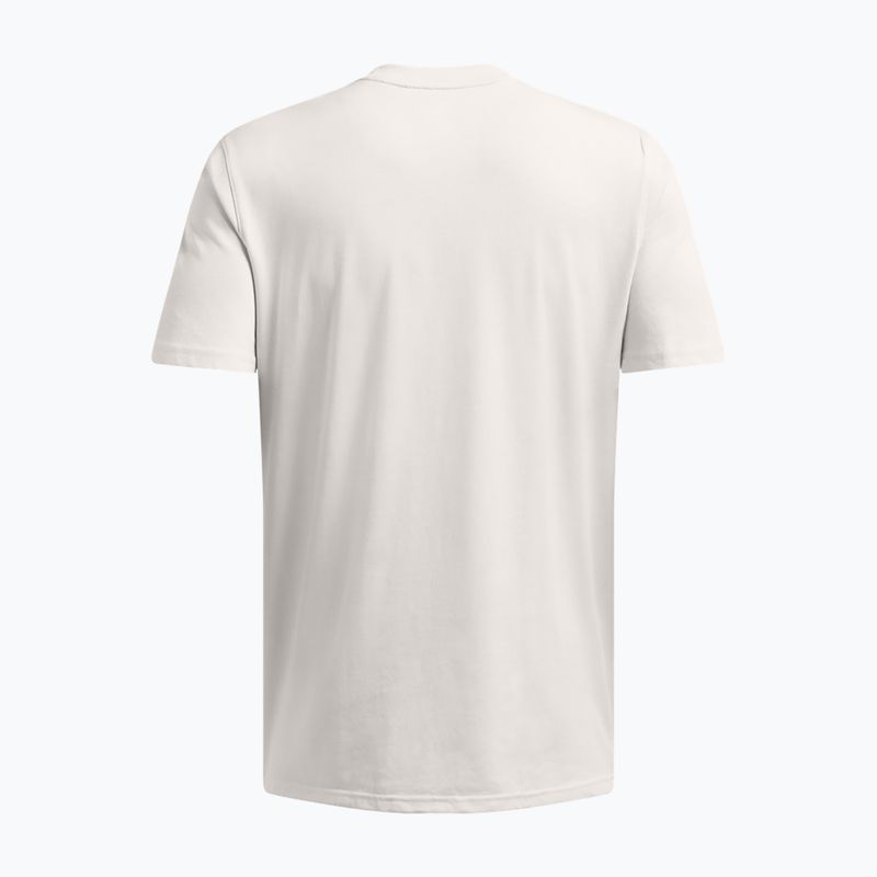 Herren Under Armour Curry Hvyweight T-shirt Trend weißer Ton/schwarz