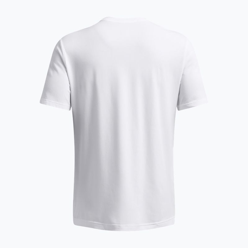 Herren Under Armour Curry Logo T-shirt Trend weiß/lila 5