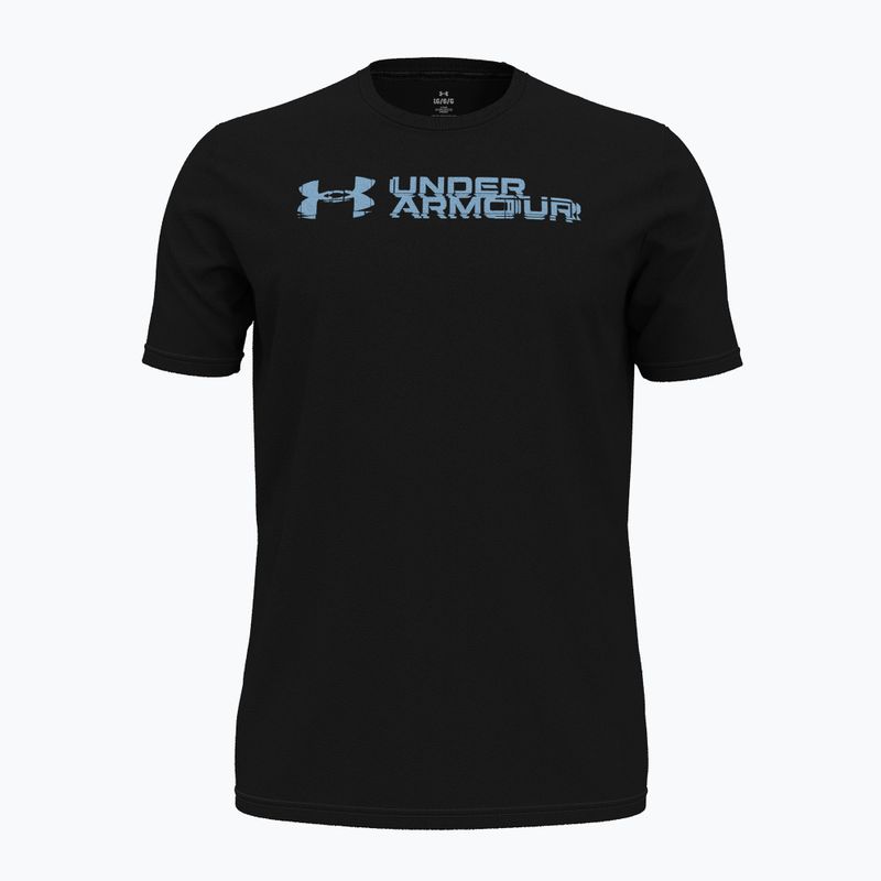 Trainingsshirt Herren Under Armour Sliced Wordmark 60/40S black/horizon blue