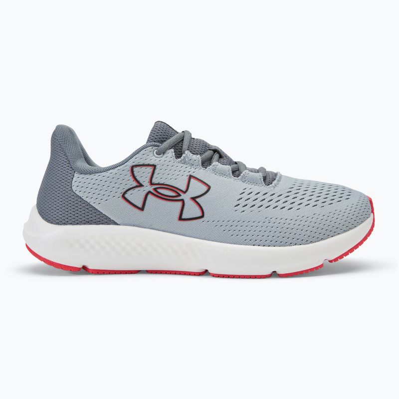 Under Armour Charged Pursuit 3 Big Logo mod grau/titan grau/schwarz Herren Laufschuhe 2