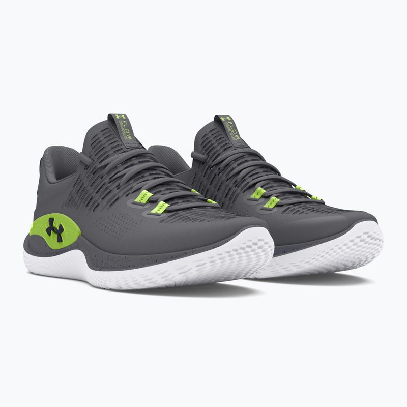 Under Armour Dynamic IntelliKnit Herren Trainingsschuhe titan grey/morph green/midnight navy 8