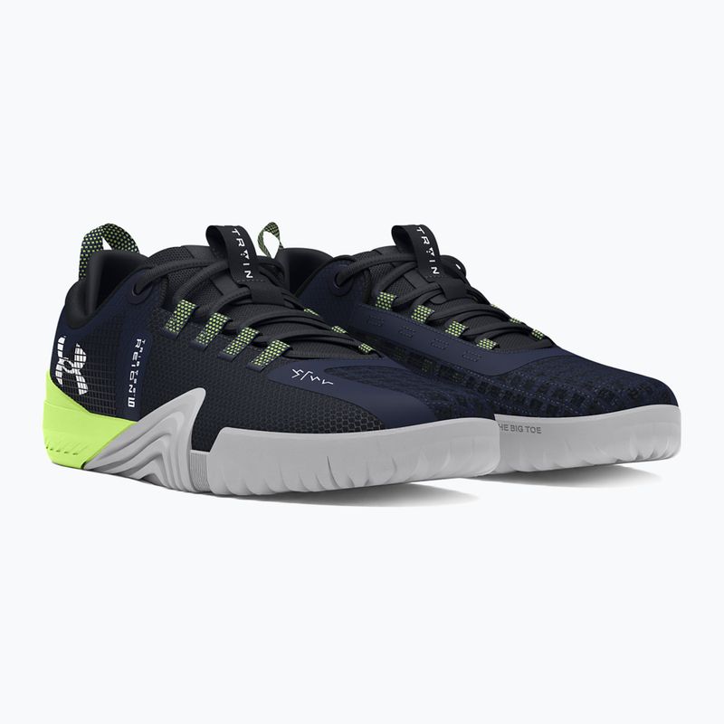 Under Armour Herren Trainingsschuhe TriBase Reign 6 midnight navy/morph grün/weiß 10