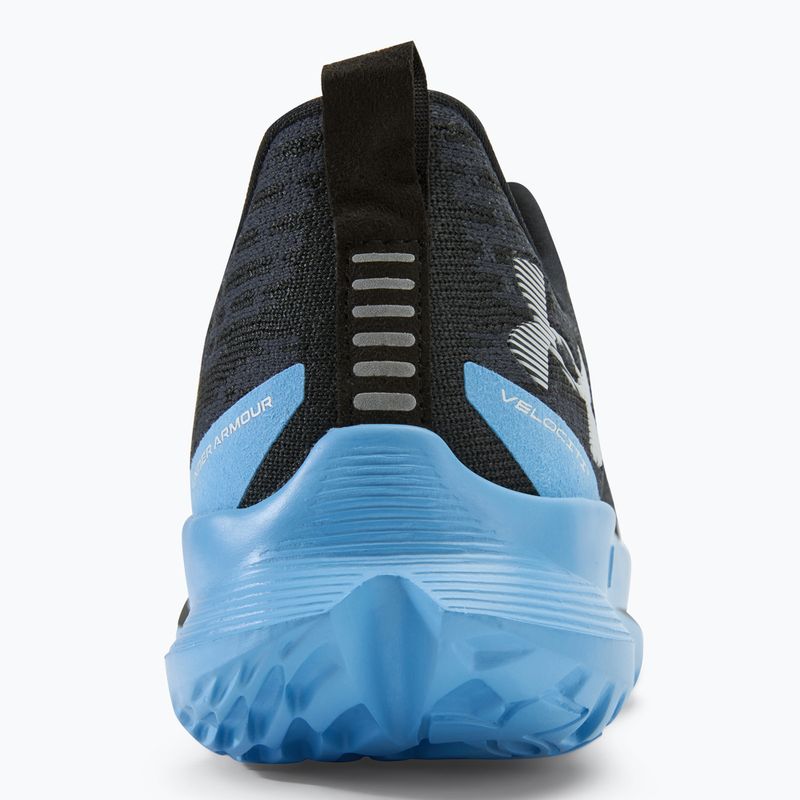 Under Armour Velociti 4 schwarz/horizon blau/weiß Herren Laufschuhe 6