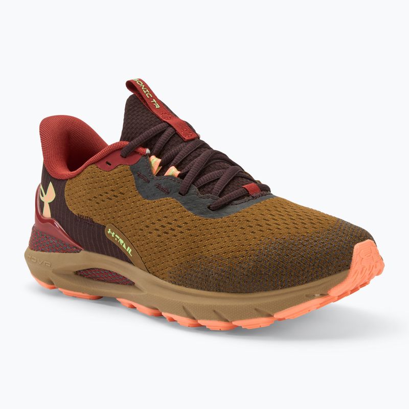 Under Armour Sonic Trail Herren Laufschuhe coyote/earthen orange/flare orange