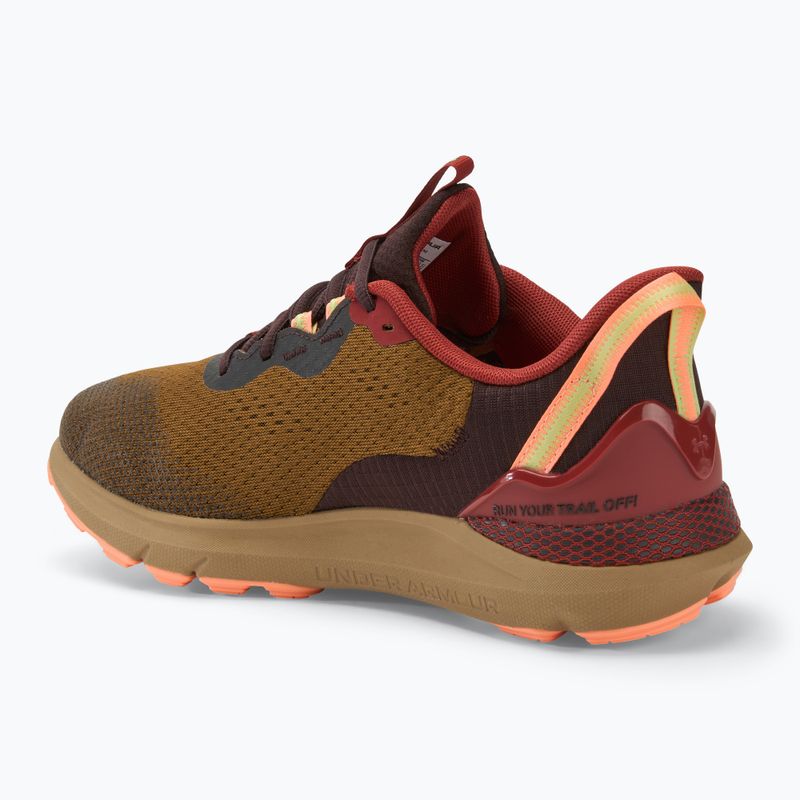 Under Armour Sonic Trail Herren Laufschuhe coyote/earthen orange/flare orange 3