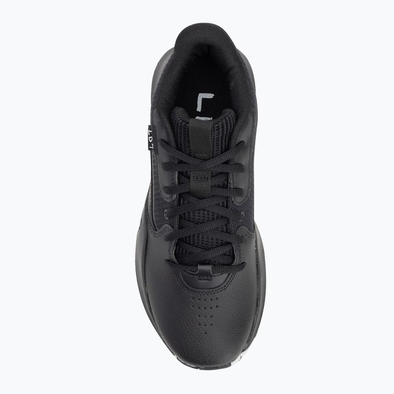 Under Armour Lockdown 7 Basketball Schuhe schwarz/schwarz/metallic silber 5