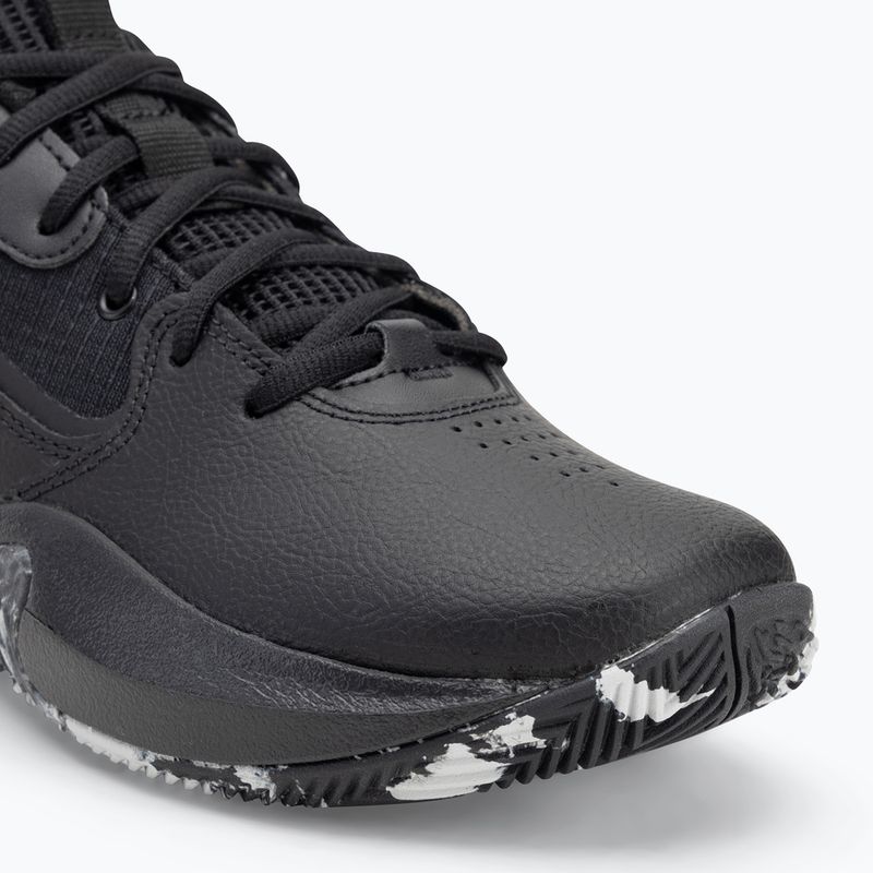 Under Armour Lockdown 7 Basketball Schuhe schwarz/schwarz/metallic silber 7