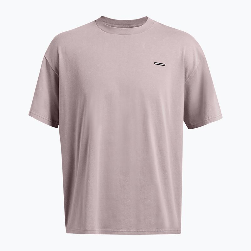 Shirt Herren Under Armour HW OS Logo Wash tetra gray/white 3