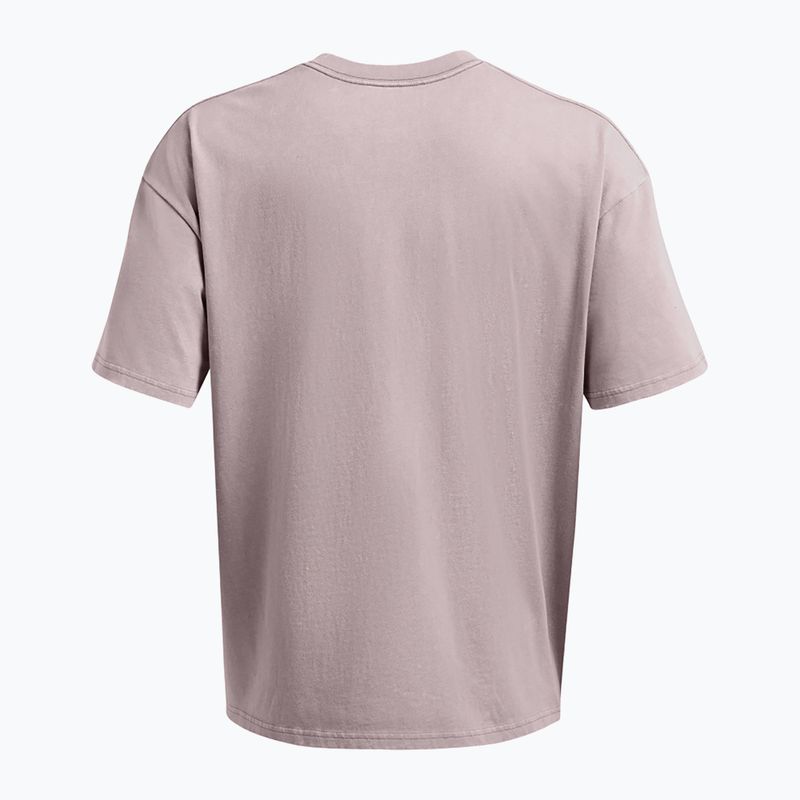 Shirt Herren Under Armour HW OS Logo Wash tetra gray/white 4