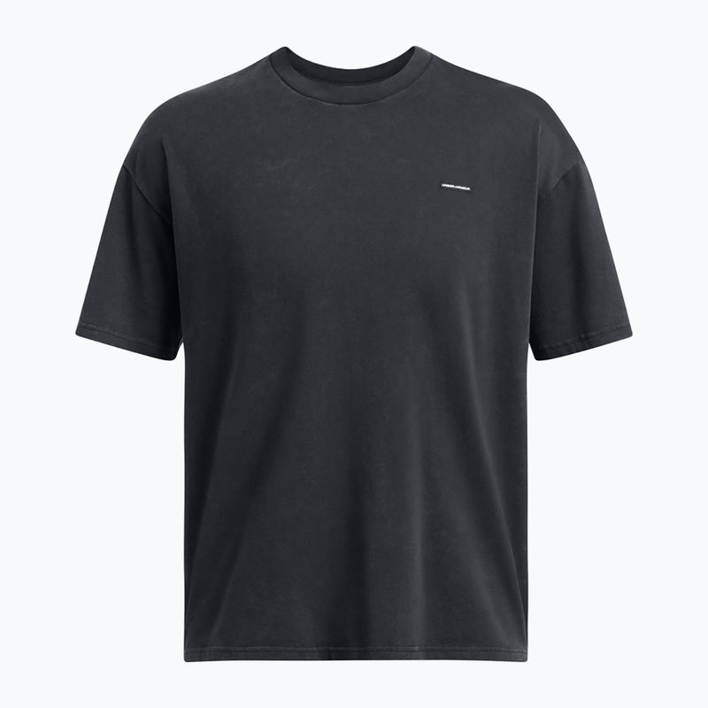 Shirt Herren Under Armour HW OS Logo Wash black/white 3