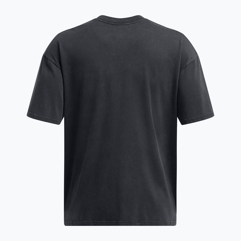 Shirt Herren Under Armour HW OS Logo Wash black/white 4