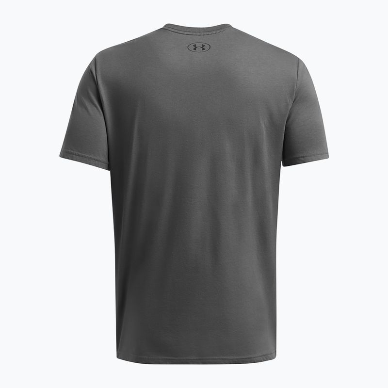 Under Armour GL Foundation Update Herren Trainingsshirt Castlerock/Weiß/Schwarz 2