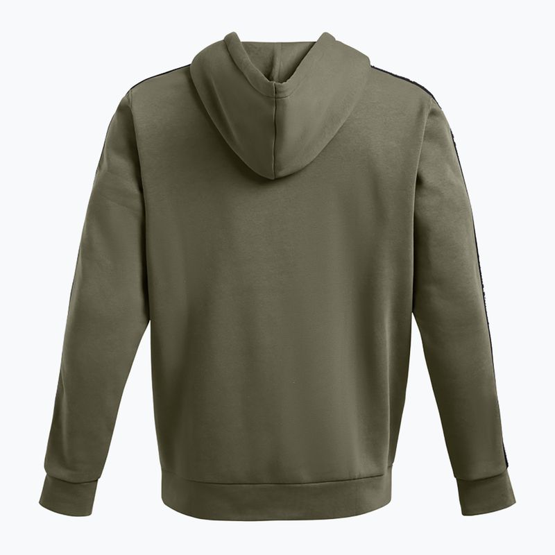 Sweatshrit Hoodie Herren Under Armour Icon Fleece HD marine green/white 6