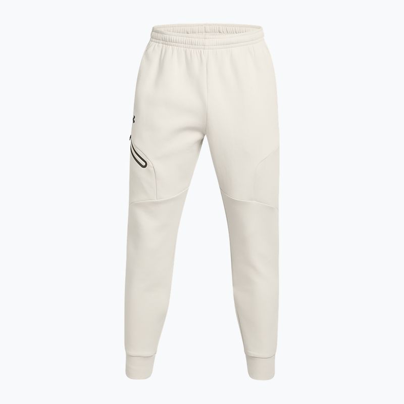 Herren Under Armour Unstoppable Fleece Gipfel weiß/schwarz Hose 5