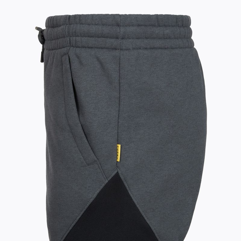 Männer unter Rüstung Curry Splash Fleece-Shorts castlerock voll heather/schwarz/weiß Ton 4