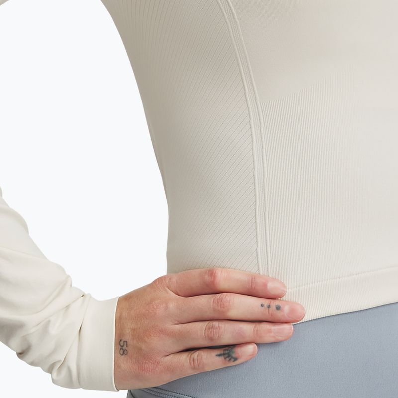 Damen Trainings-Longsleeve Under Armour Train Seamless stone/white 3