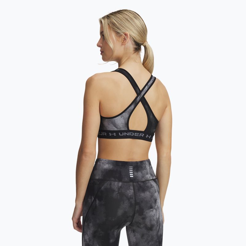 Sport-BH Under Armour Crossback Mid Print black/titan gray/titan gray 2