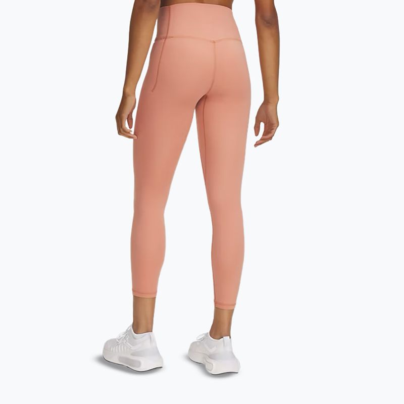 Damen-Trainingsleggings Under Armour Meridian Ankle Leg canyon pink 2