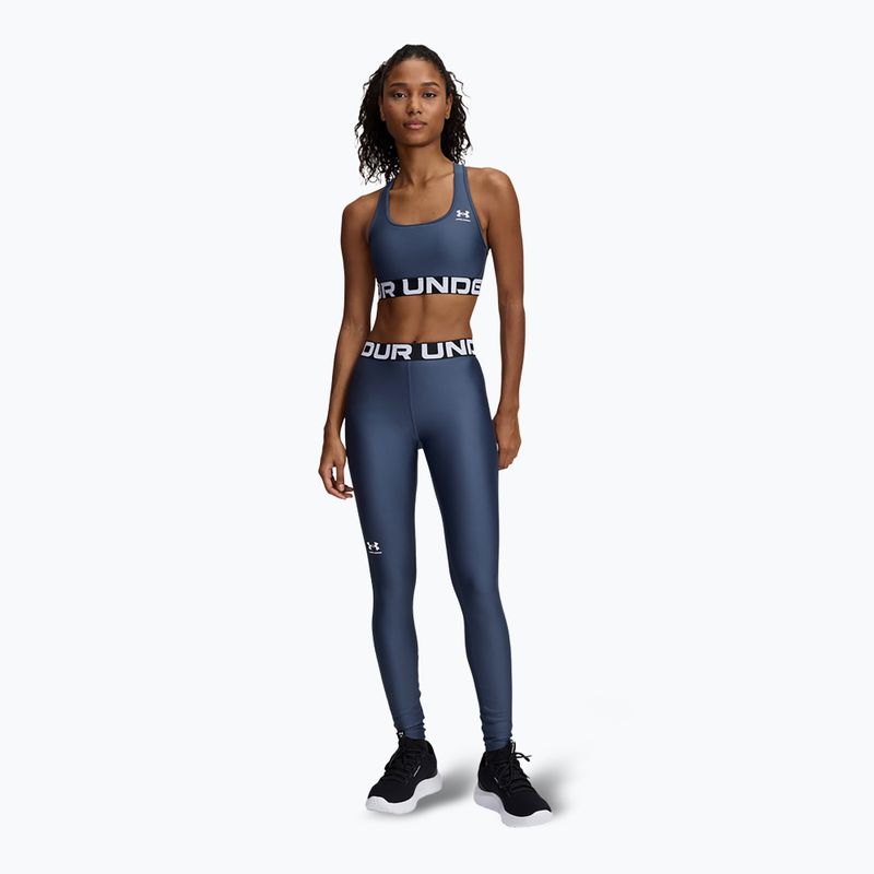 Under Armour HeatGear Downpour grau/weiß Damen Trainingsleggings 2