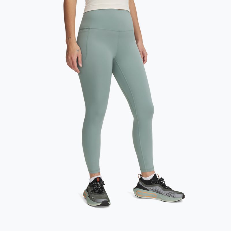 Damen-Trainingsleggings Under Armour Meridian Ankle Leg silica green
