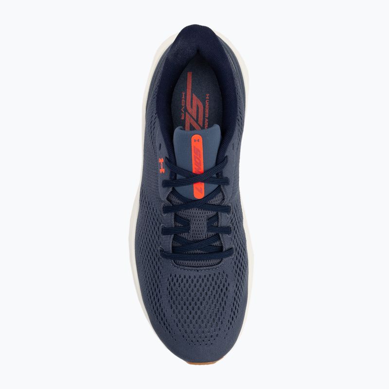 Laufschuhe Herren Under Armour Sonic 7 downpour gray/white quartz/midnight navy 5