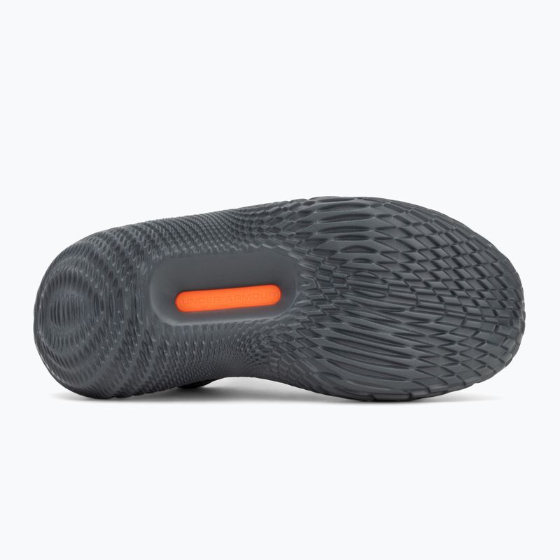 Under Armour Flow Futr X 4 UAA Basketball Schuhe schwarz/Castlerock/Blaze Orange 4