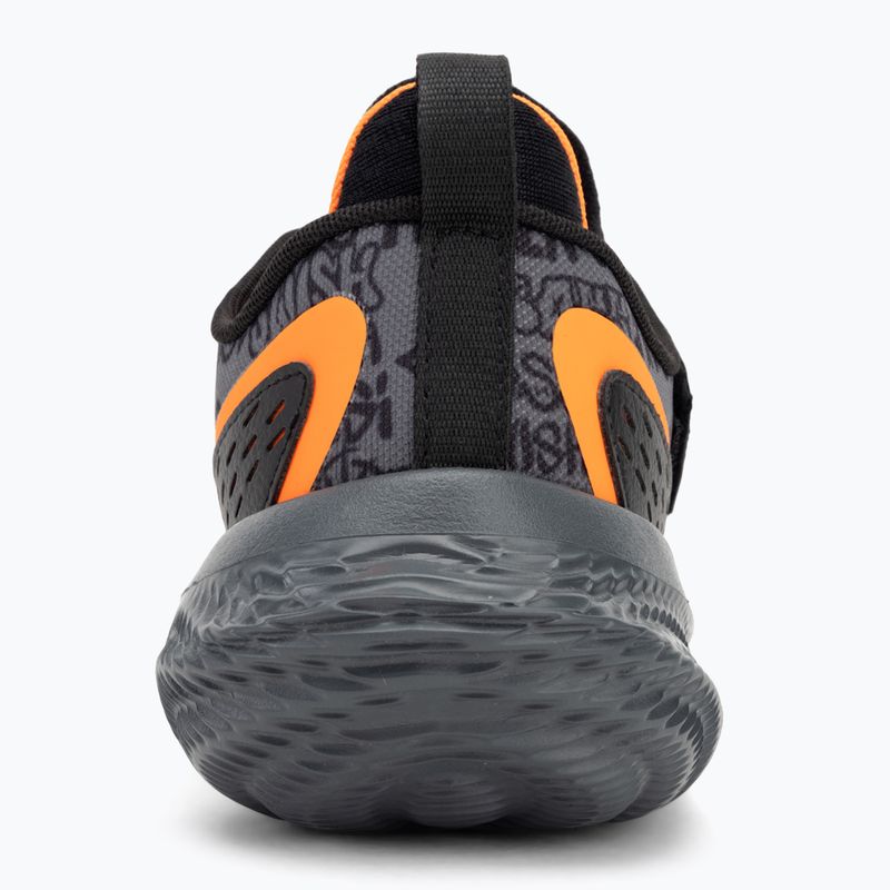 Under Armour Flow Futr X 4 UAA Basketball Schuhe schwarz/Castlerock/Blaze Orange 6