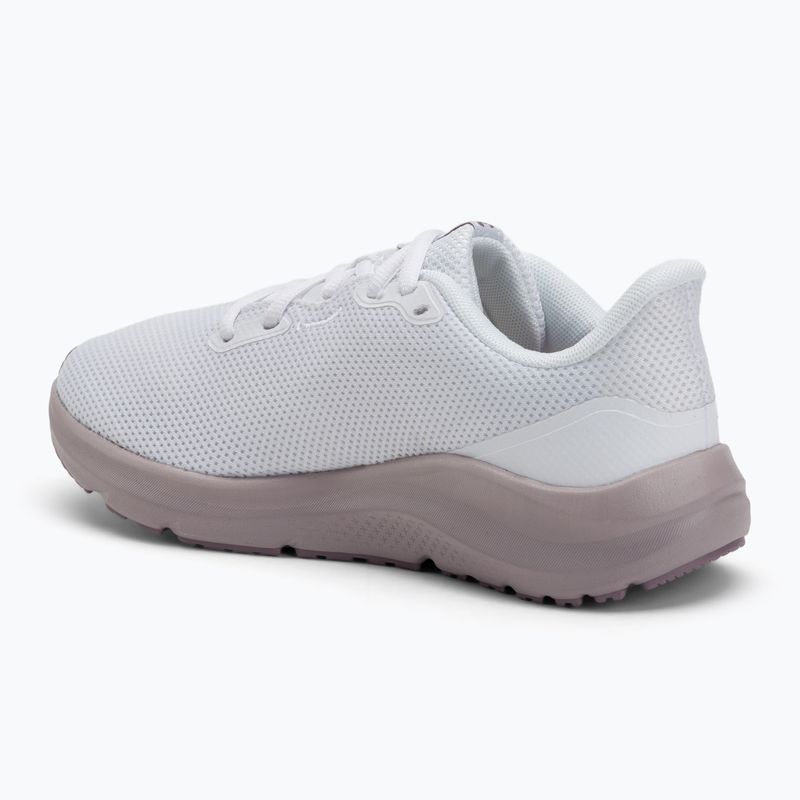Laufschuhe Damen Under Armour Charged Pursuit 4 white/white/purple prime 3