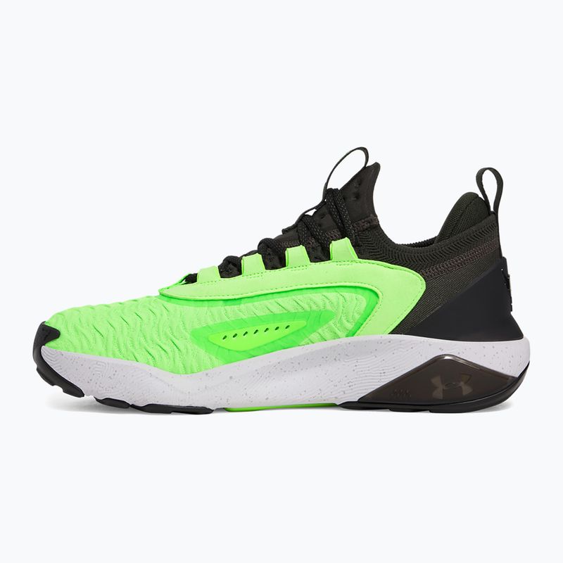 Under Armour Project Rock 7 Herren Trainingsschuhe Barock Grün/Hyper Grün/Schwarz 9