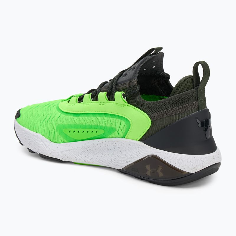 Under Armour Project Rock 7 Herren Trainingsschuhe Barock Grün/Hyper Grün/Schwarz 3