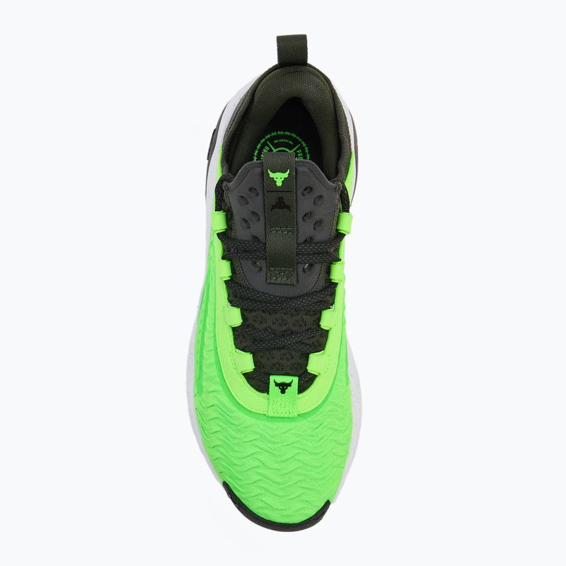 Under Armour Project Rock 7 Herren Trainingsschuhe Barock Grün/Hyper Grün/Schwarz 5