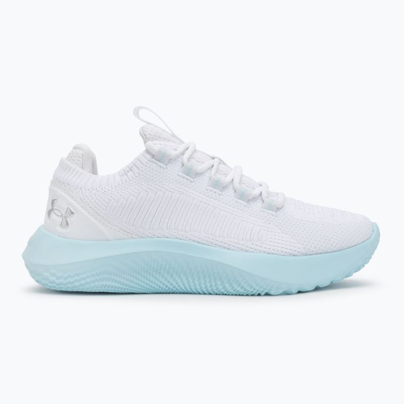 Trainingsschuhe Damen Under Armour Dynamic 2 white/stream/metallic silver 2
