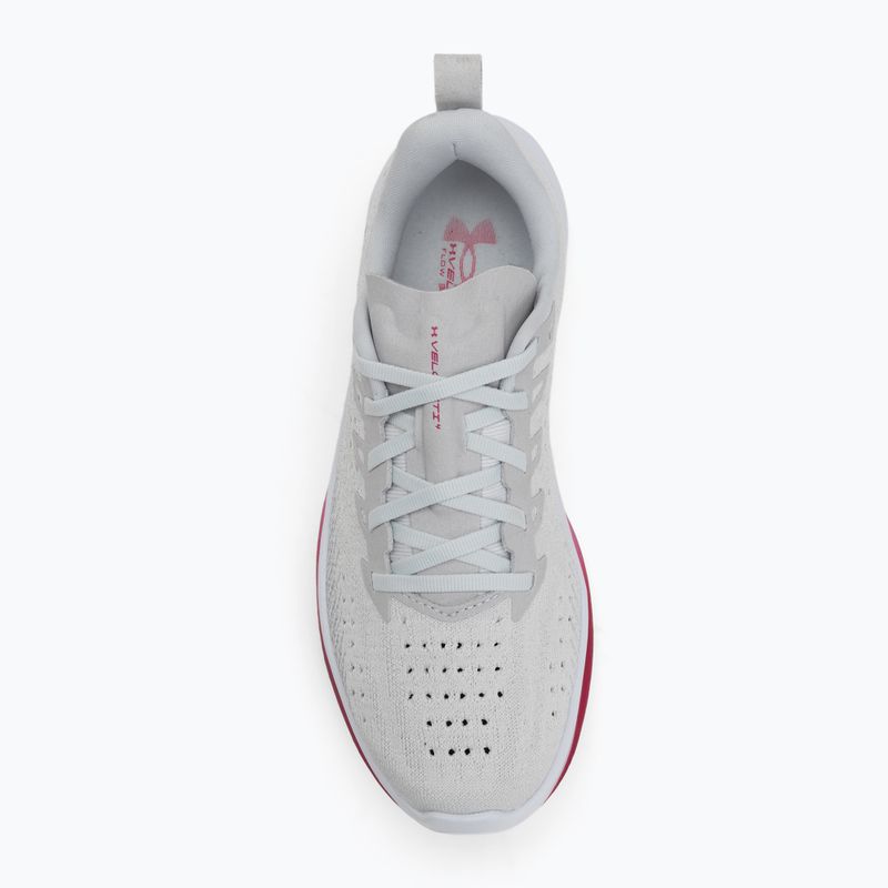 Laufschuhe Damen Under Armour Velociti 4 SE halo gray/mod gray/shaded fuchsia 5