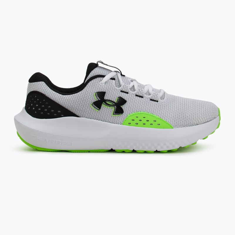 Laufschuhe Herren Under Armour Charged Surge 4 white/hyper green/black 2