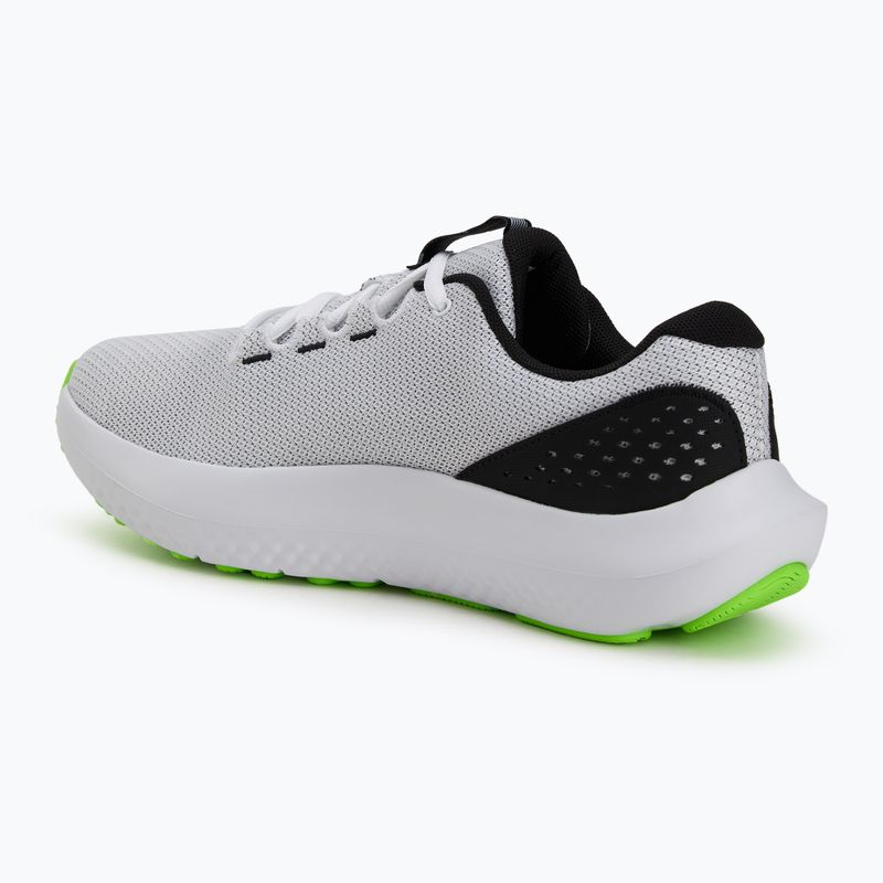Laufschuhe Herren Under Armour Charged Surge 4 white/hyper green/black 3