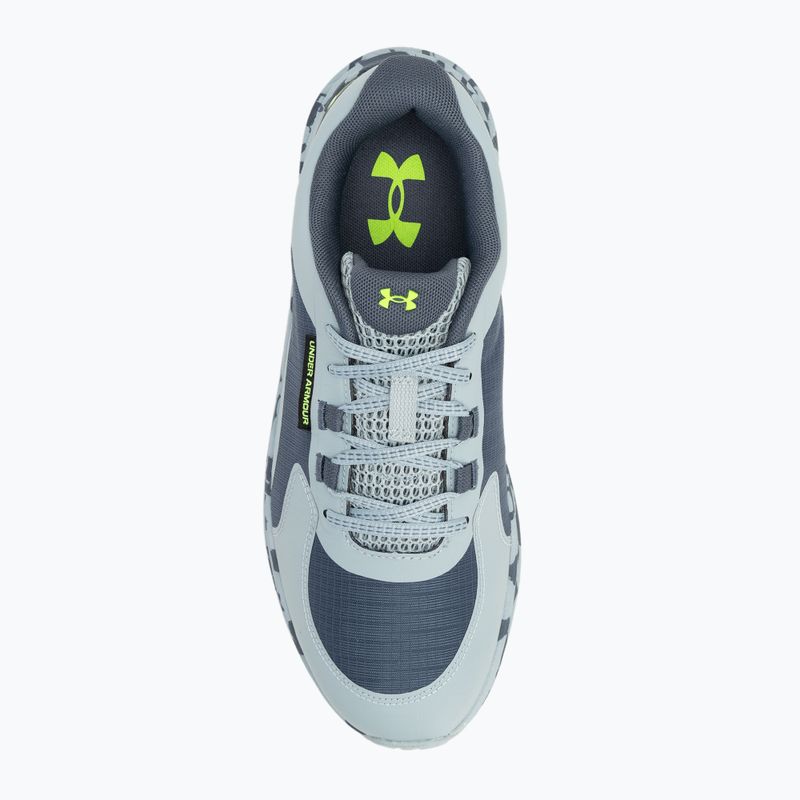 Laufschuhe Herren Under Armour Charged Bandit Trail 3 downpour gray/harbor blue/hyper green 5