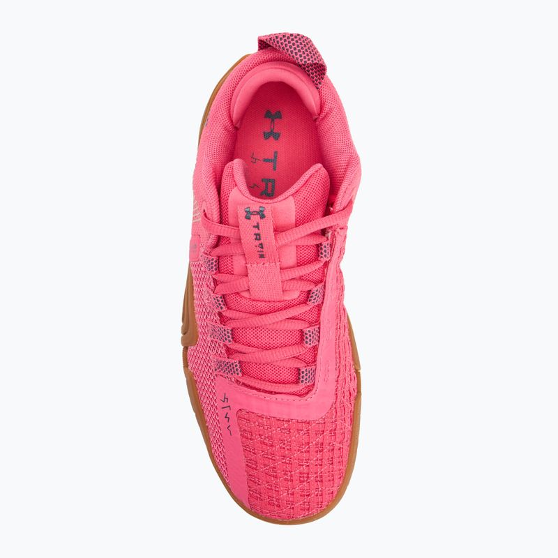 Under Armour TriBase Reign 6 Damen Trainingsschuhe Super Pink/Super Pink/Downpour Grau 5