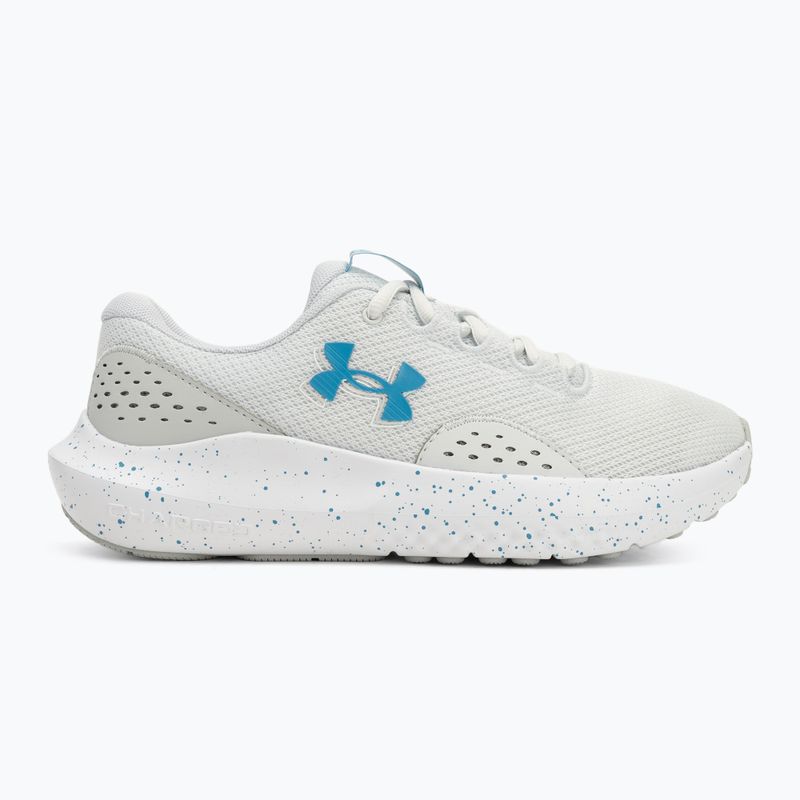 Laufschuhe Damen Under Armour Charged Surge 4 distant gray/halo gray/ether blue 2