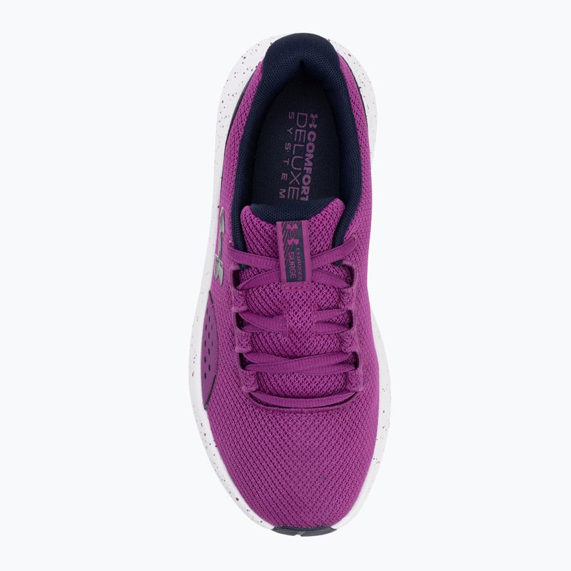 Laufschuhe Damen Under Armour Charged Surge 4 andromeda purple/midnight navy/midnight navy 5