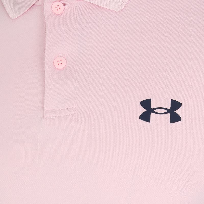 Polohemd Herren Under Armour Matchplay Polo prime pink/midnight navy 3