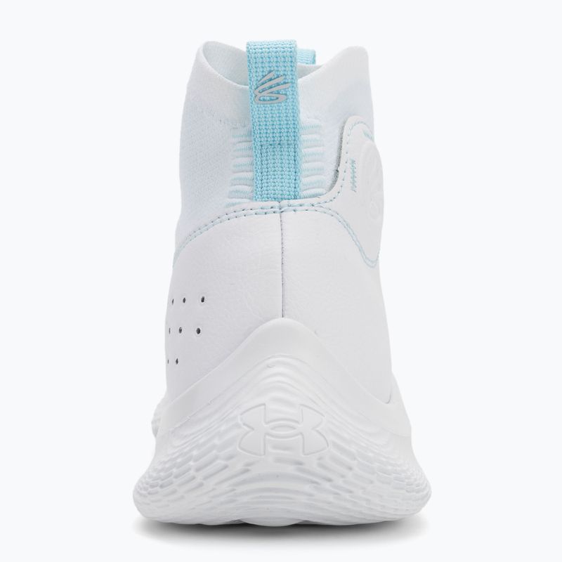 Under Armour CURRY 4 FLOTRO Basketball Schuhe weiß/stream/metallic silber 6