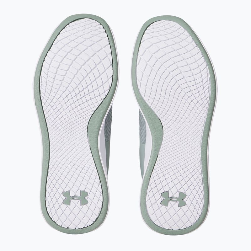 Trainingsschuhe Damen Under Armour Charged Aurora 2+ silica green/white/metallic silica 12
