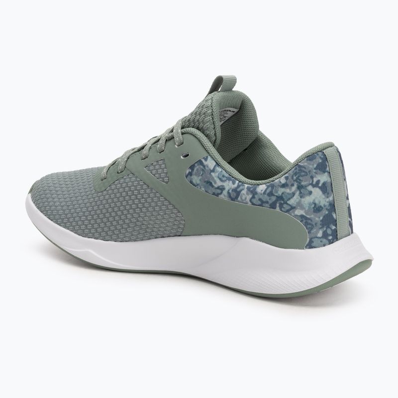 Trainingsschuhe Damen Under Armour Charged Aurora 2+ silica green/white/metallic silica 3