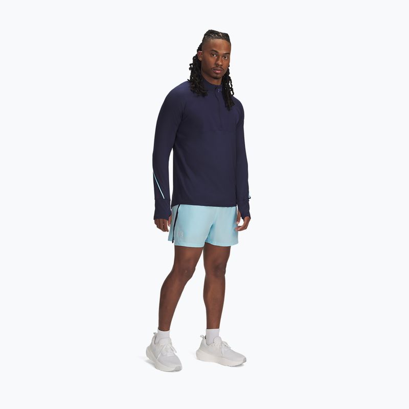 Laufshorts Herren Under Armour Launch 5" stream / midnight navy / reflective 2