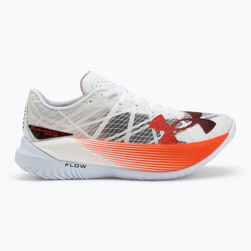 Laufschuhe Herren Under Armour Velocity Elite 2 white/ares red/black 2