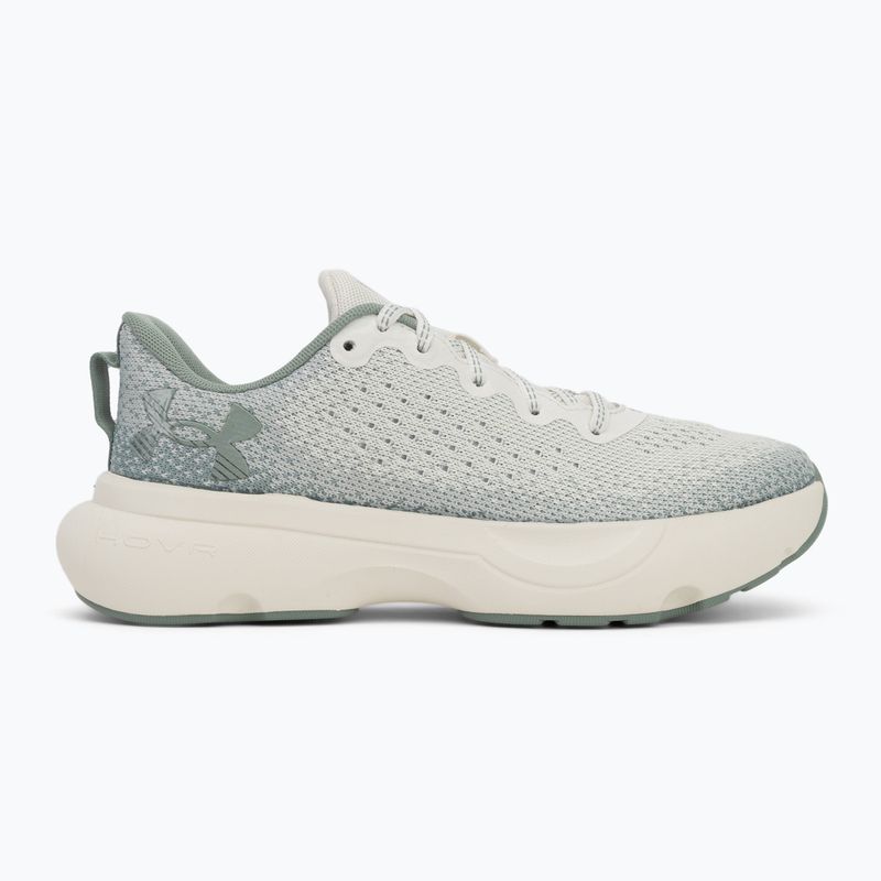 Laufschuhe Damen Under Armour Infinite white quartz/silica green/metallic silica 2