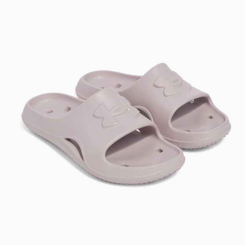 Badeschuhe Herren Under Armour Locker V Slide gray dawn/gray dawn/gray dawn 3