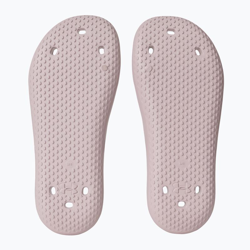 Badeschuhe Herren Under Armour Locker V Slide gray dawn/gray dawn/gray dawn 5